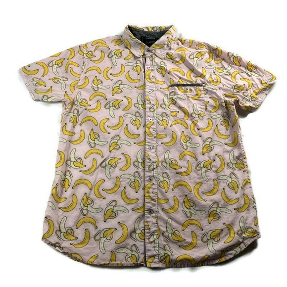 Modern Culture Other - Modern Culture Shirt Button Down Banana FlaweD